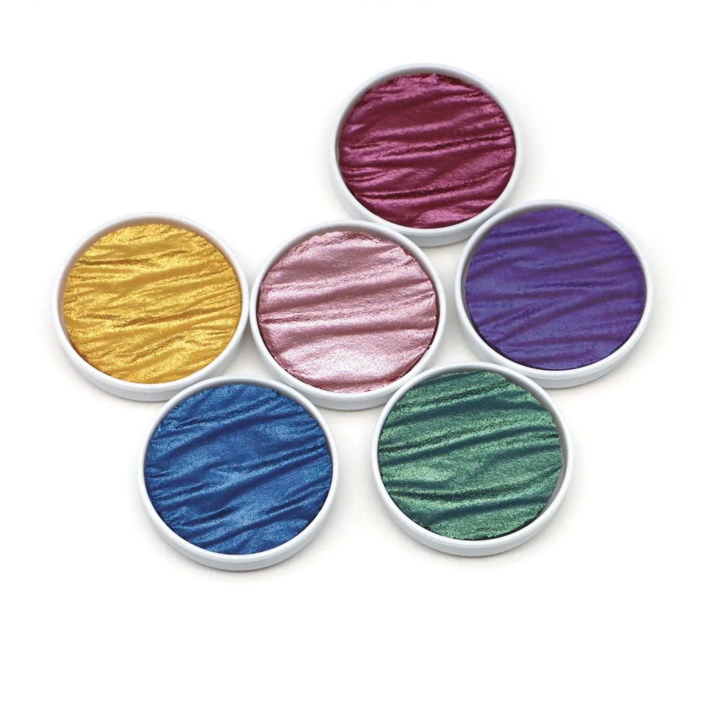 Coliro Pearlcolors 6er Set im Blechetui: Rainbow