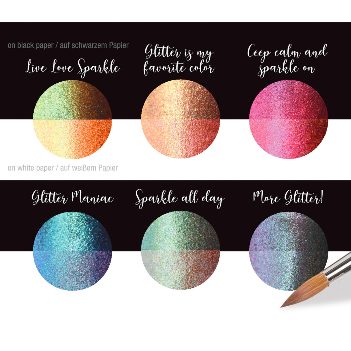 Coliro Pearlcolors 6er Set im Blechetui: Sparkle lim. Edition