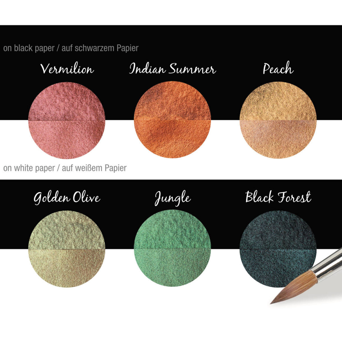 Coliro Pearlcolors 6er Set im Blechetui: Autumn