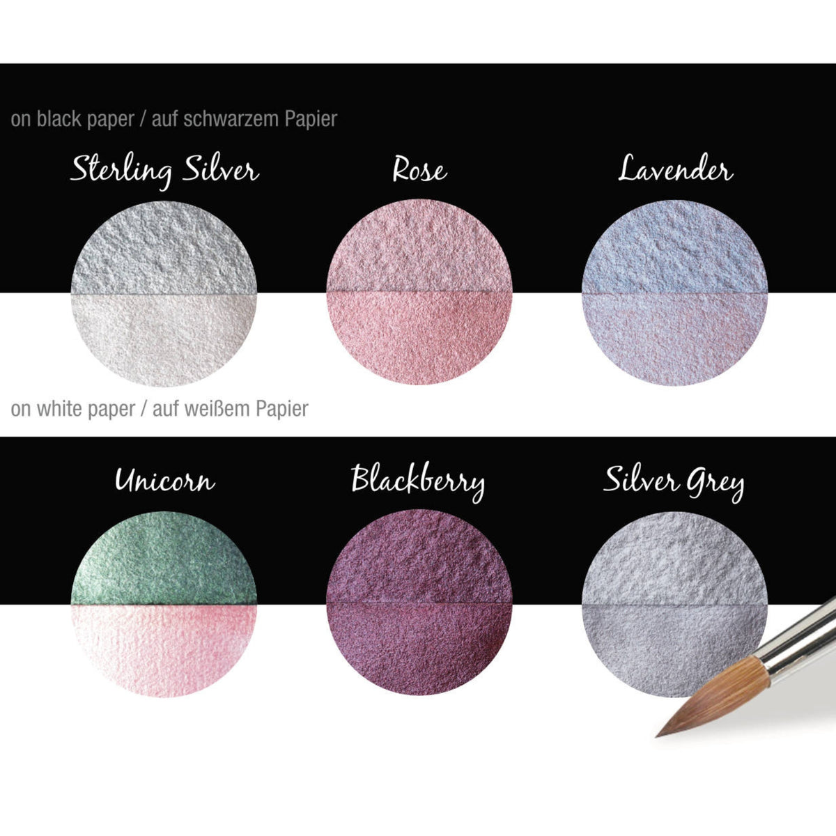 Coliro Pearlcolors 6er Set im Blechetui: Fairytale