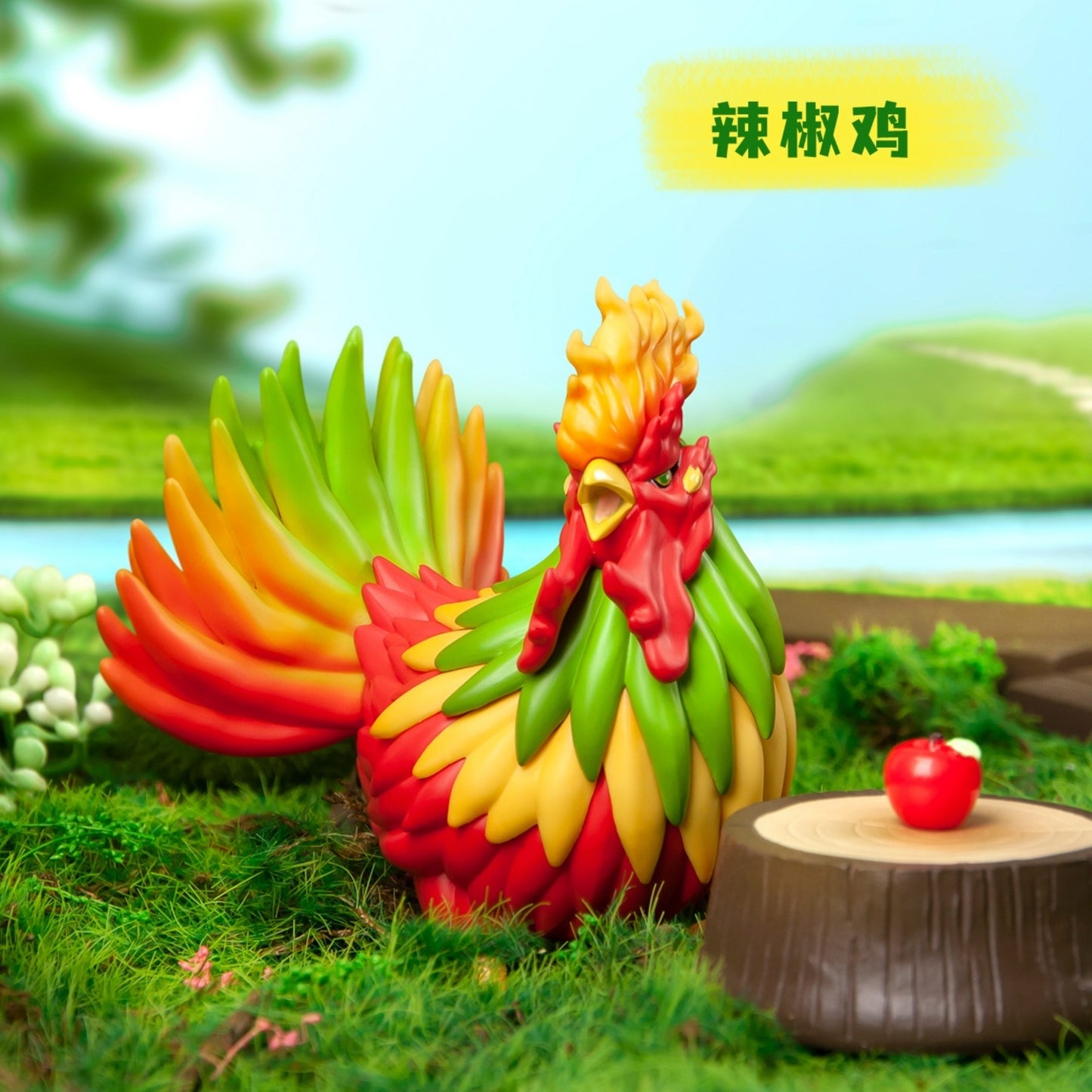 Dodowo - Vegetable Fairy Vol. 2 - Trading Figur - Einzelfigur: Chili-Hahn