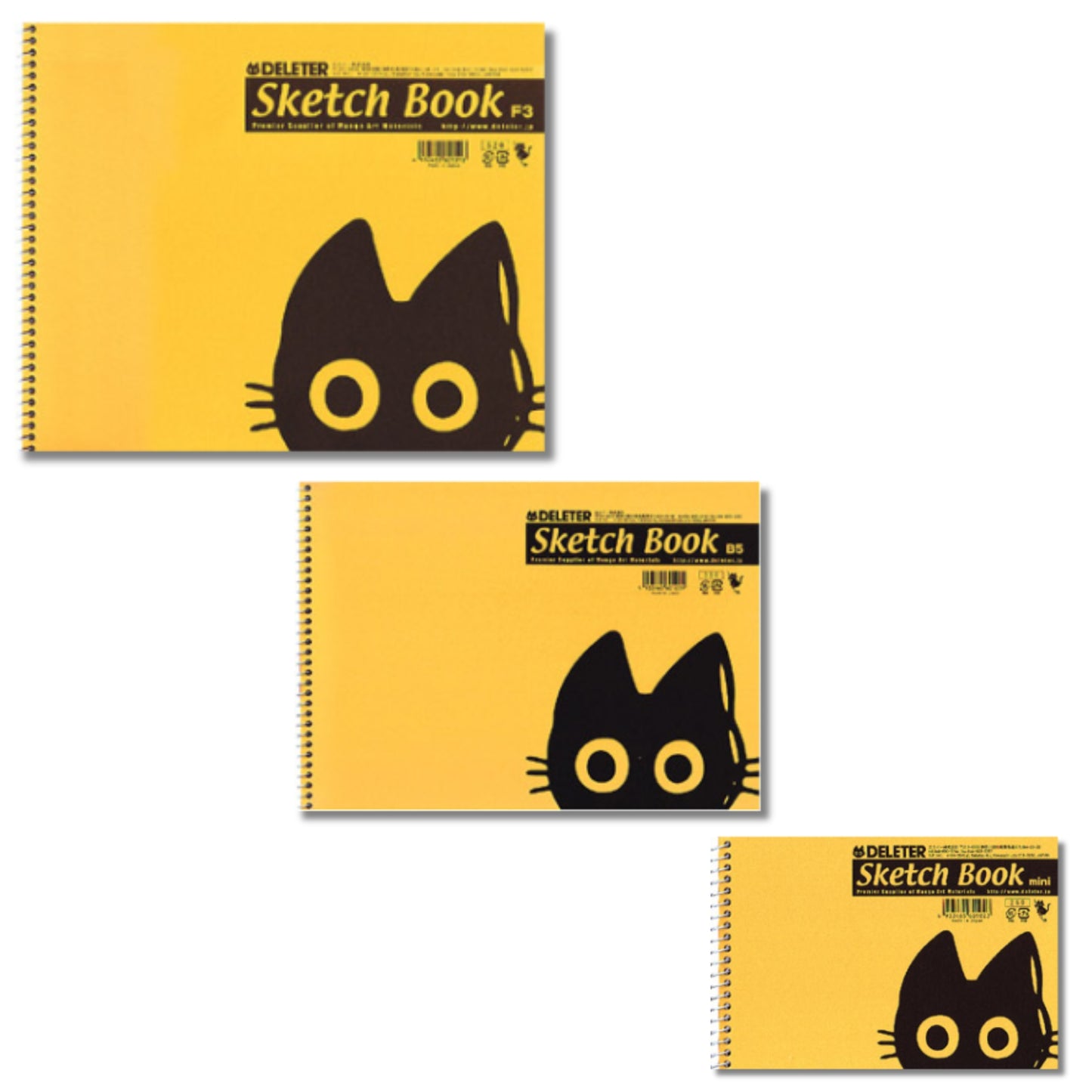 Deleter Rough Sketch Book in B6, B5 oder F3 -Skizzenbuch