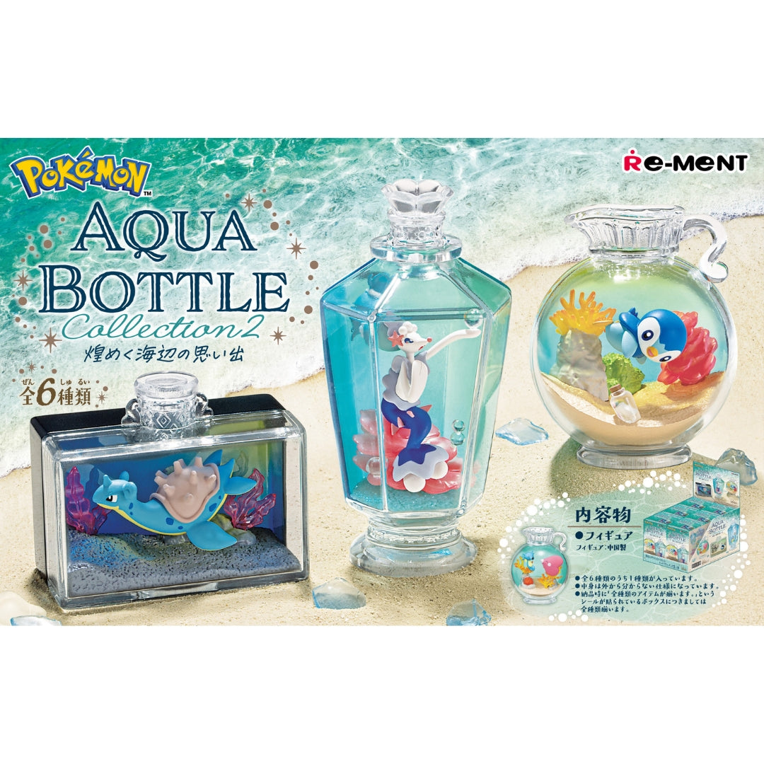 Pokemon Aqua Bottle Collection 2 Einzelfigur: Glanth + Pearlulu / Relicanth + Perlu