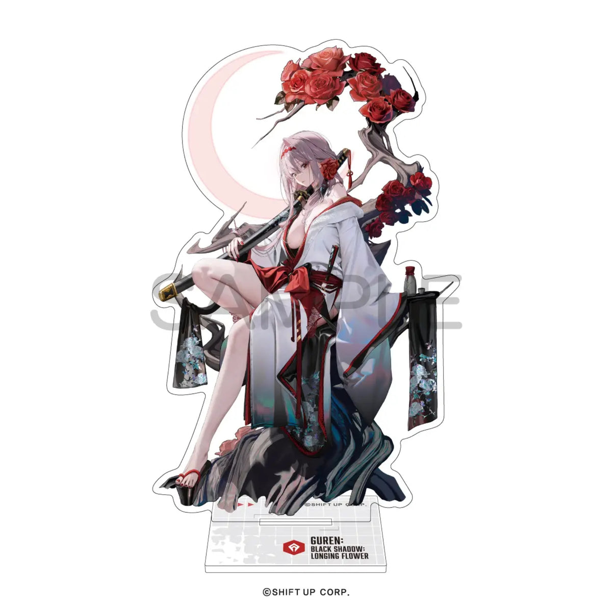 Goddess Of Victory: NIKKE: Acrylic Stand Guren: Black Shadow: Longing Flower