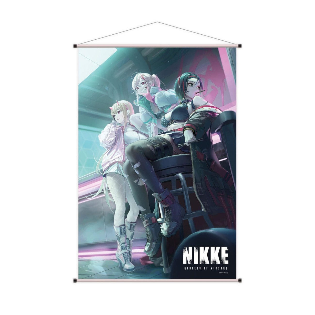 GODDESS OF VICTORY: NIKKE – Viper, Jackal & Crow Wandrolle 60 × 90 cm
