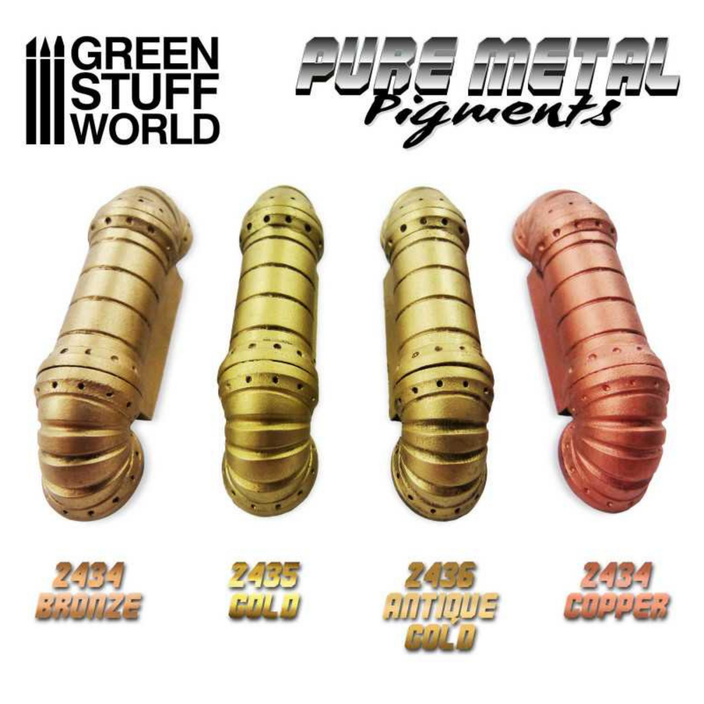 GSW - Pure Metall Pigments - Antikes Gold - Pigmentpulver 30ml
