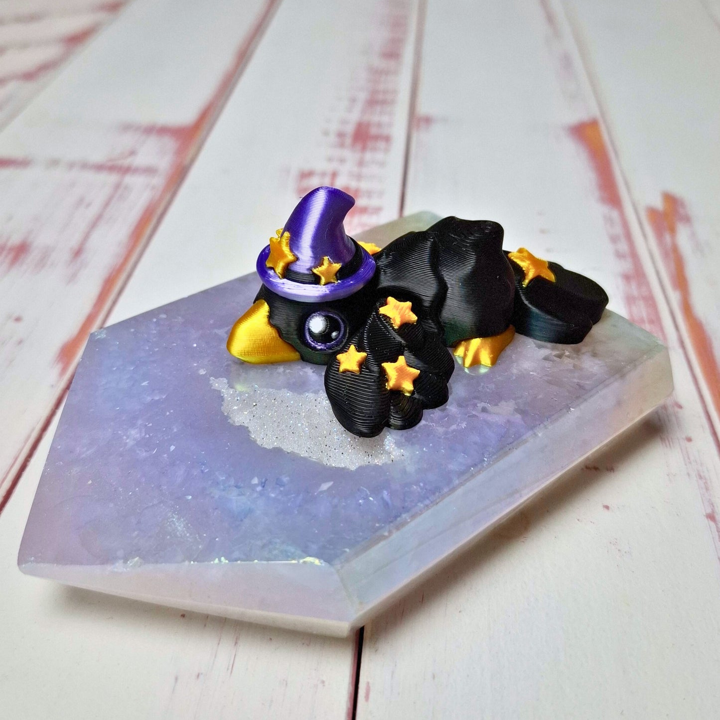 Chibitsu - Halloween Zauberrabe - 3D gedruckter Flexi-Rabe - Größe M