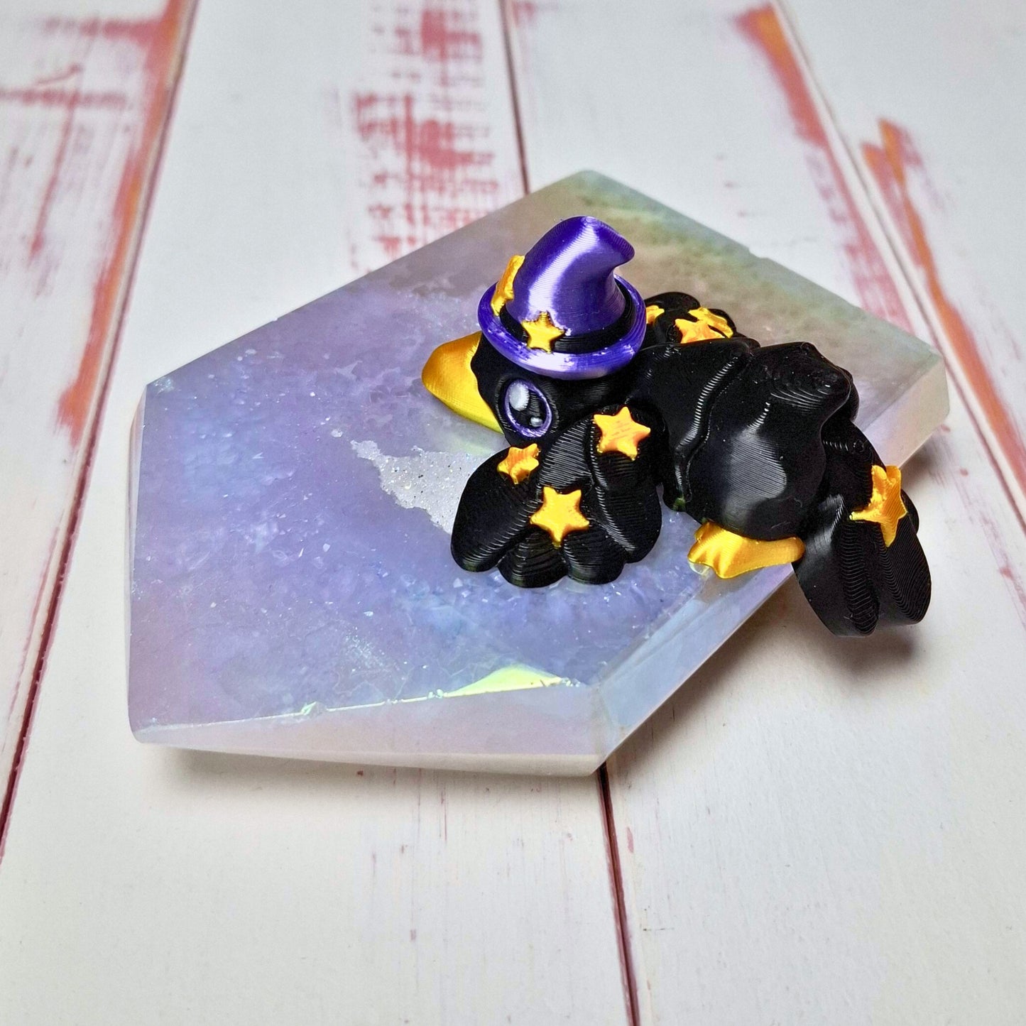 Chibitsu - Halloween Zauberrabe - 3D gedruckter Flexi-Rabe - Größe M