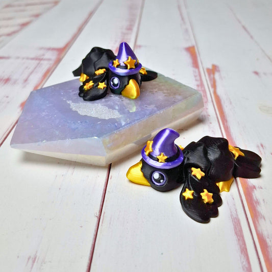 Chibitsu - Halloween Zauberrabe - 3D gedruckter Flexi-Rabe - Größe M