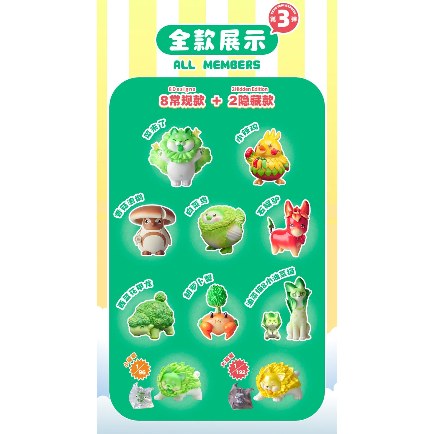 Dodowo - Vegetable Fairy Vol. 3 - Trading Figur - Einzelfigur: Kohlhund