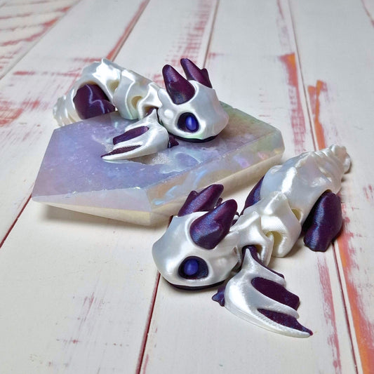 Chibitsu - Kawaii-Knochendrache - 3D gedruckter Flexi-Drache - Größe M