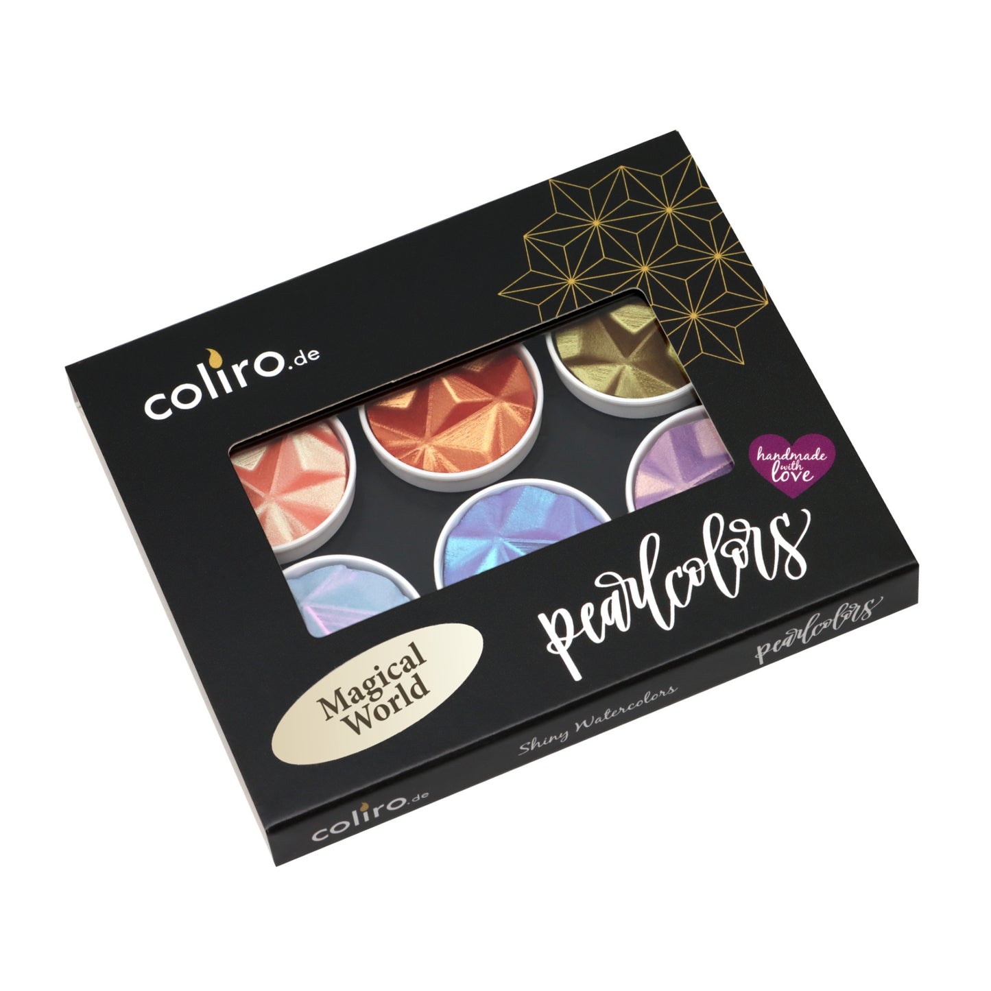 Coliro® Pearlcolors - 6er Set: Magical World