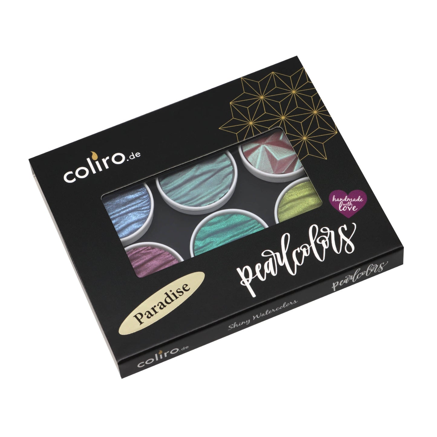 Coliro Pearlcolors 6er Set im Blechetui: Paradise