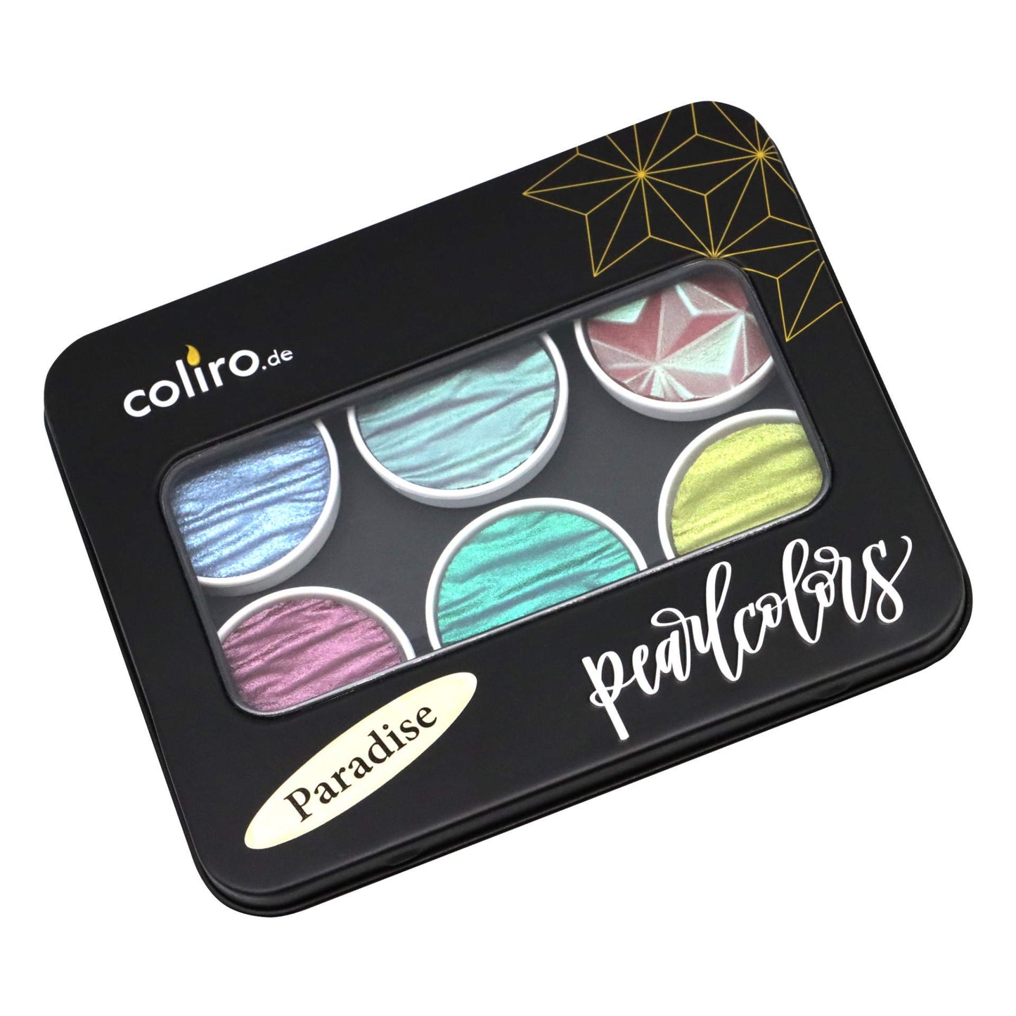 Coliro Pearlcolors 6er Set im Blechetui: Paradise