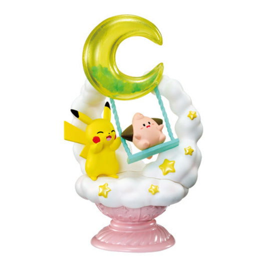 Pokemon Starrium Series Dreamy Moonlit Night - Trading Figur - Einzelfigur: Pikachu + Py