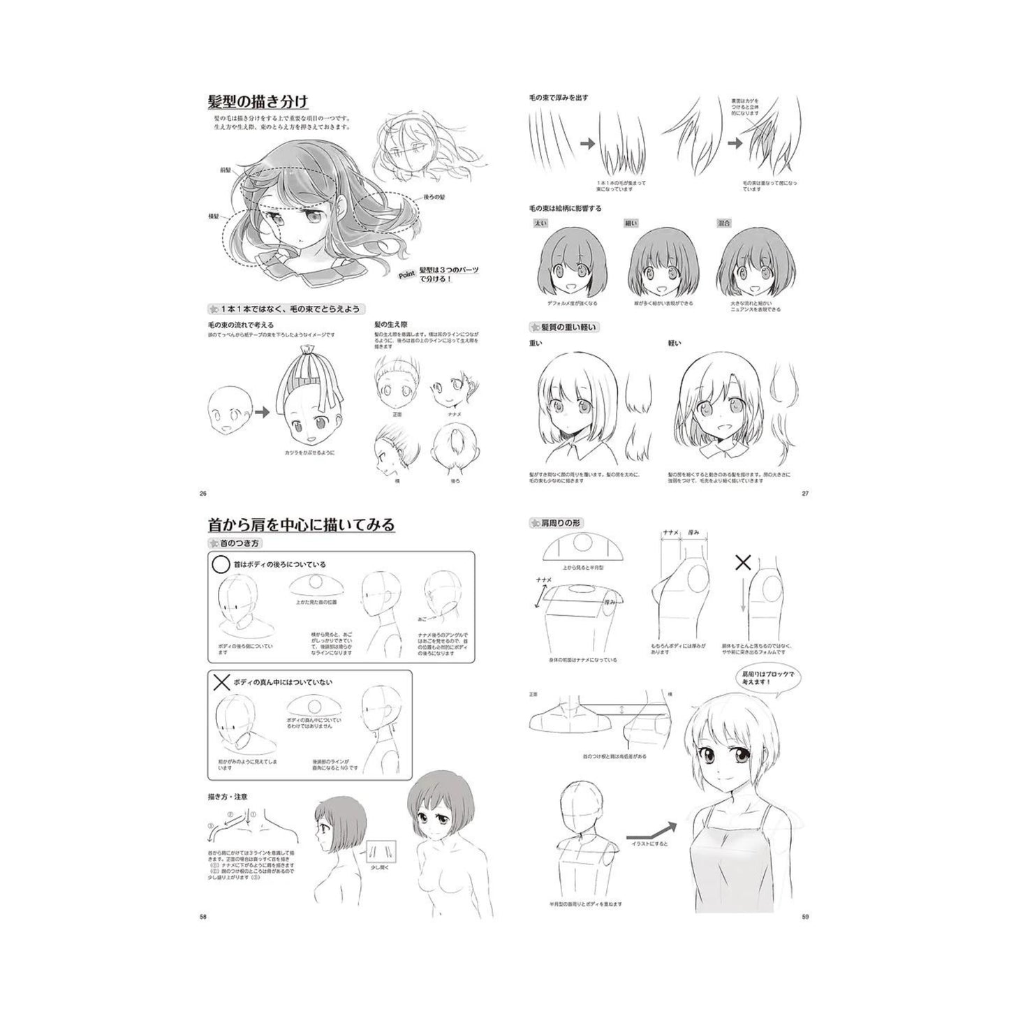 How to draw - jap. Zeichenbuch - Moe Charas - Charakter und Emotionen