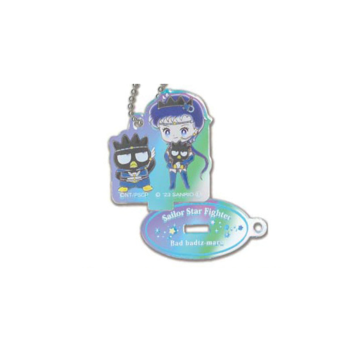 Sailor Moon Cosmos The Movie x Sanrio Characters - Acryl Aurora: Sailor Star Fighter x Badtz-Maru