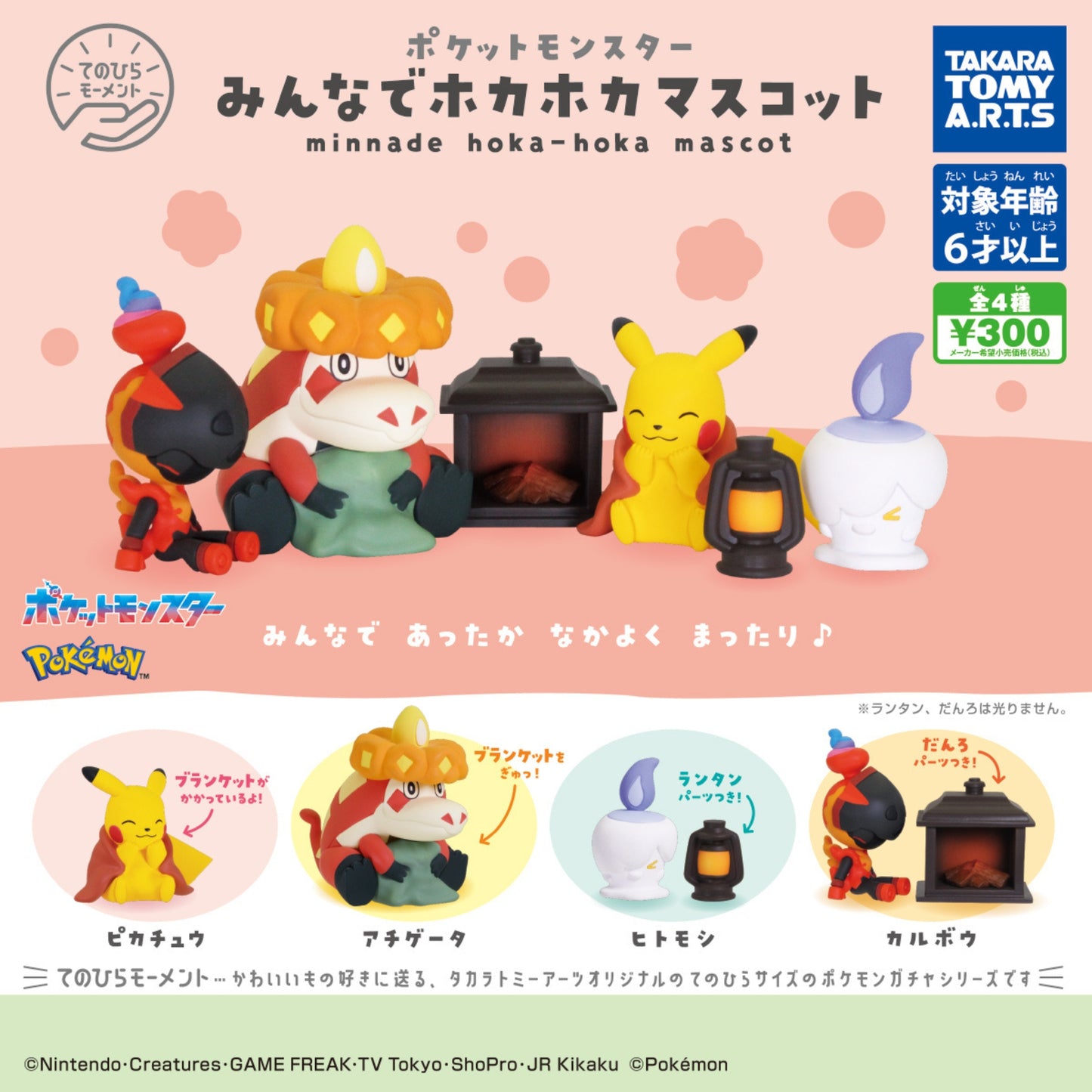 Pokemon Everyone's Warm - Gashapon Einzelfigur