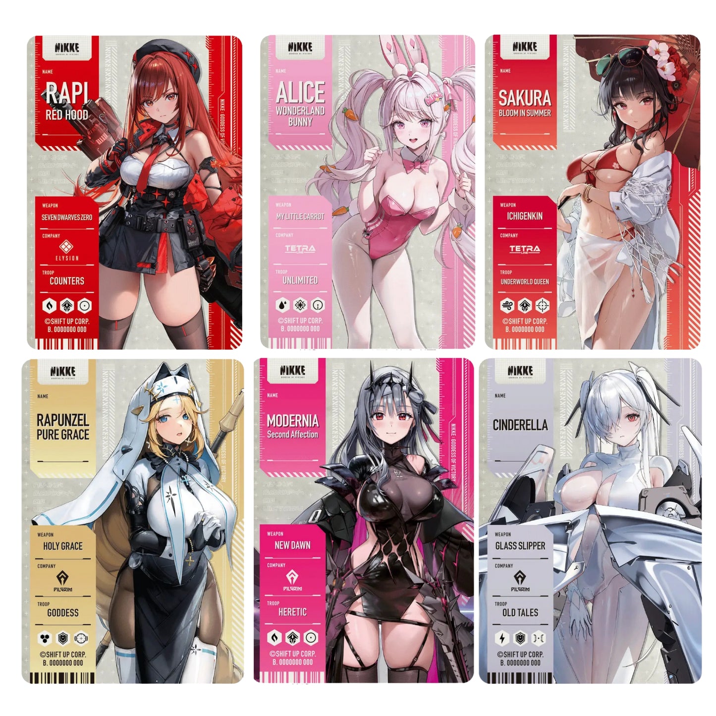 Goddess of Victory: Nikke Metallic Pass Collection Ver. 3 - ein Booster Pack