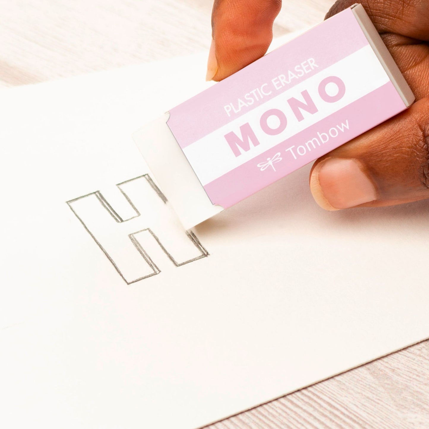 Tombow Pastel Color Set- limited Edition - MONO GRAPH 0,5 + Mono Radierer in Pastel Lavender