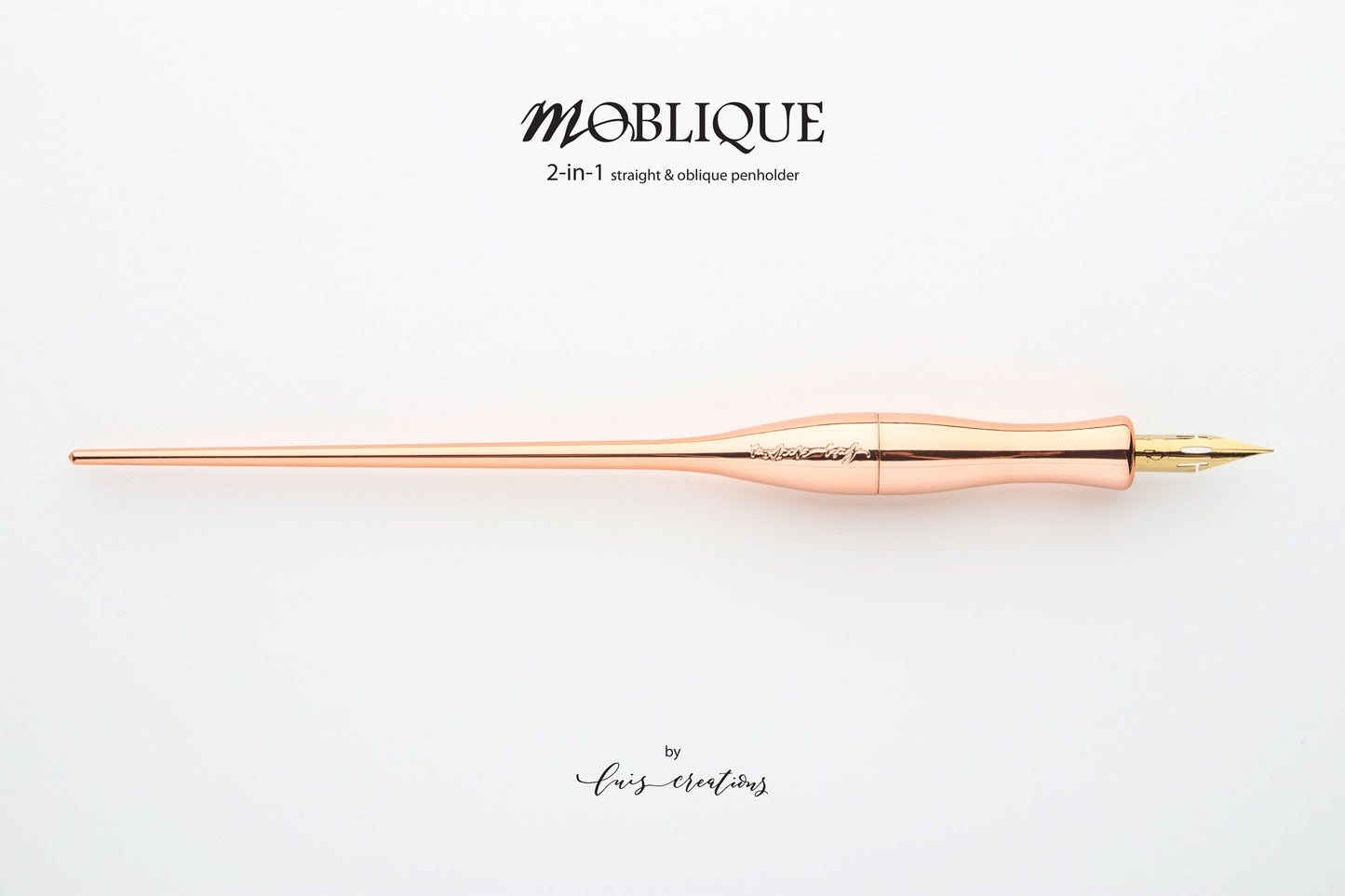 Luis Creations - Moblique 2 in 1 Federhalter: Copper Sunrise
