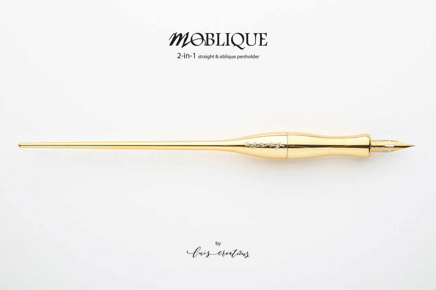 Luis Creations - Moblique 2 in 1 Federhalter: Golden Sunshine