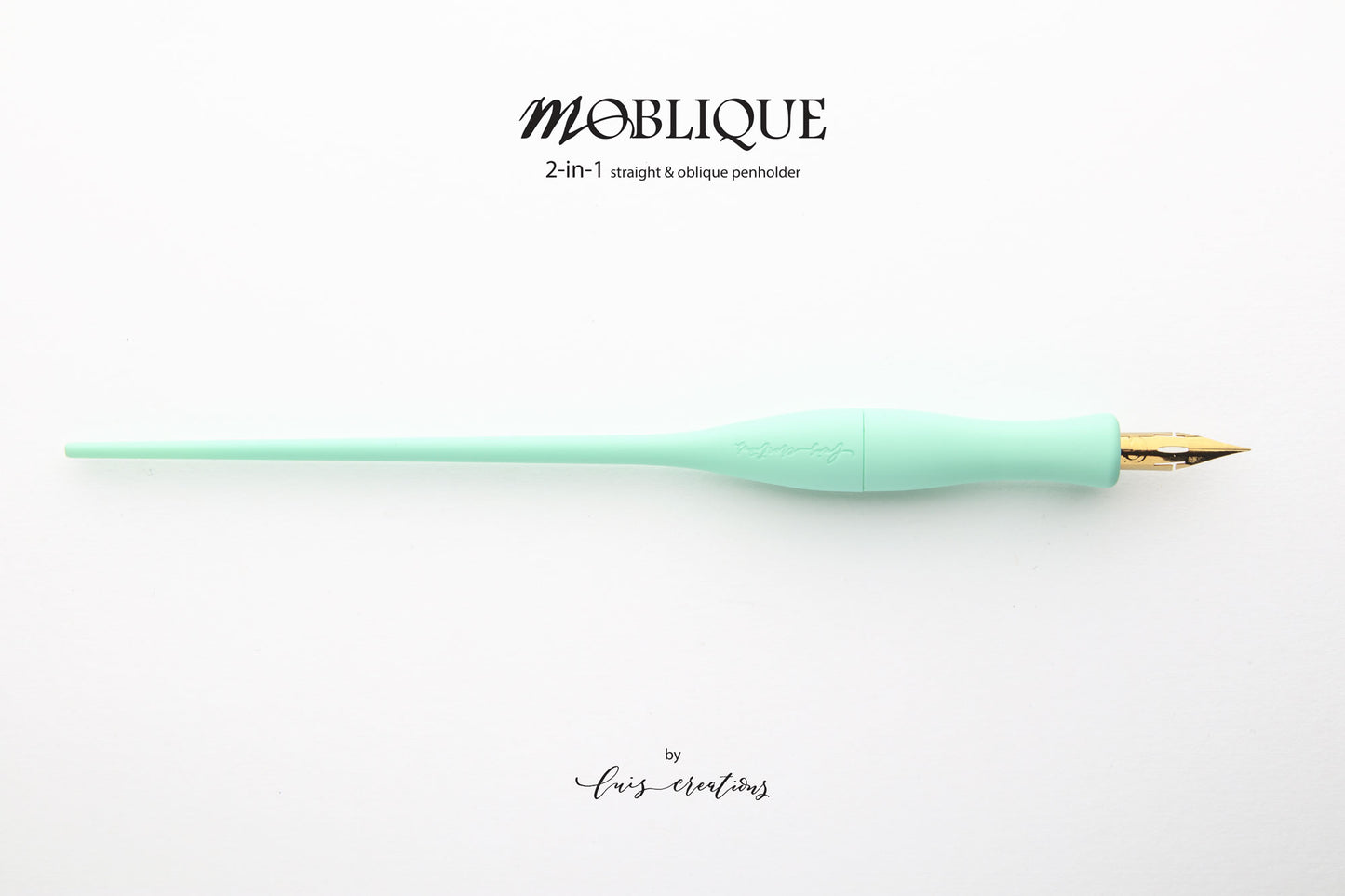 Luis Creations - Moblique 2 in 1 Federhalter: Mint Leaf