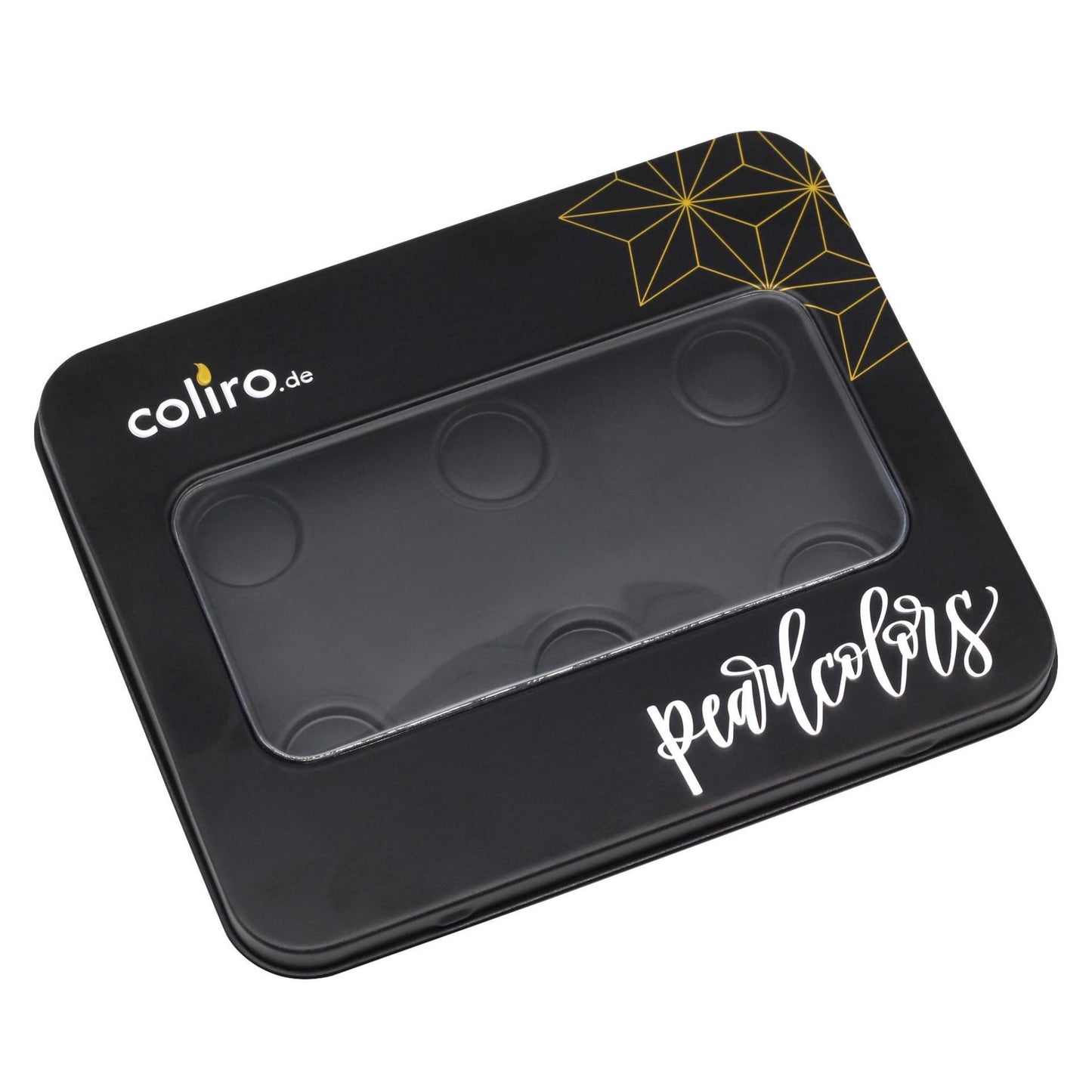 Coliro® Pearlcolors - 6er Blechkasten - SCHWARZ