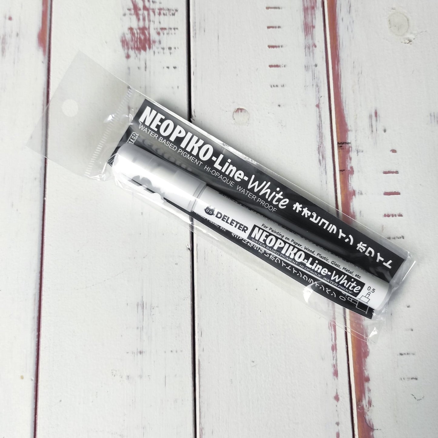 Deleter Neopiko Line White (0.5) - Fineliner mit weißer Tusche