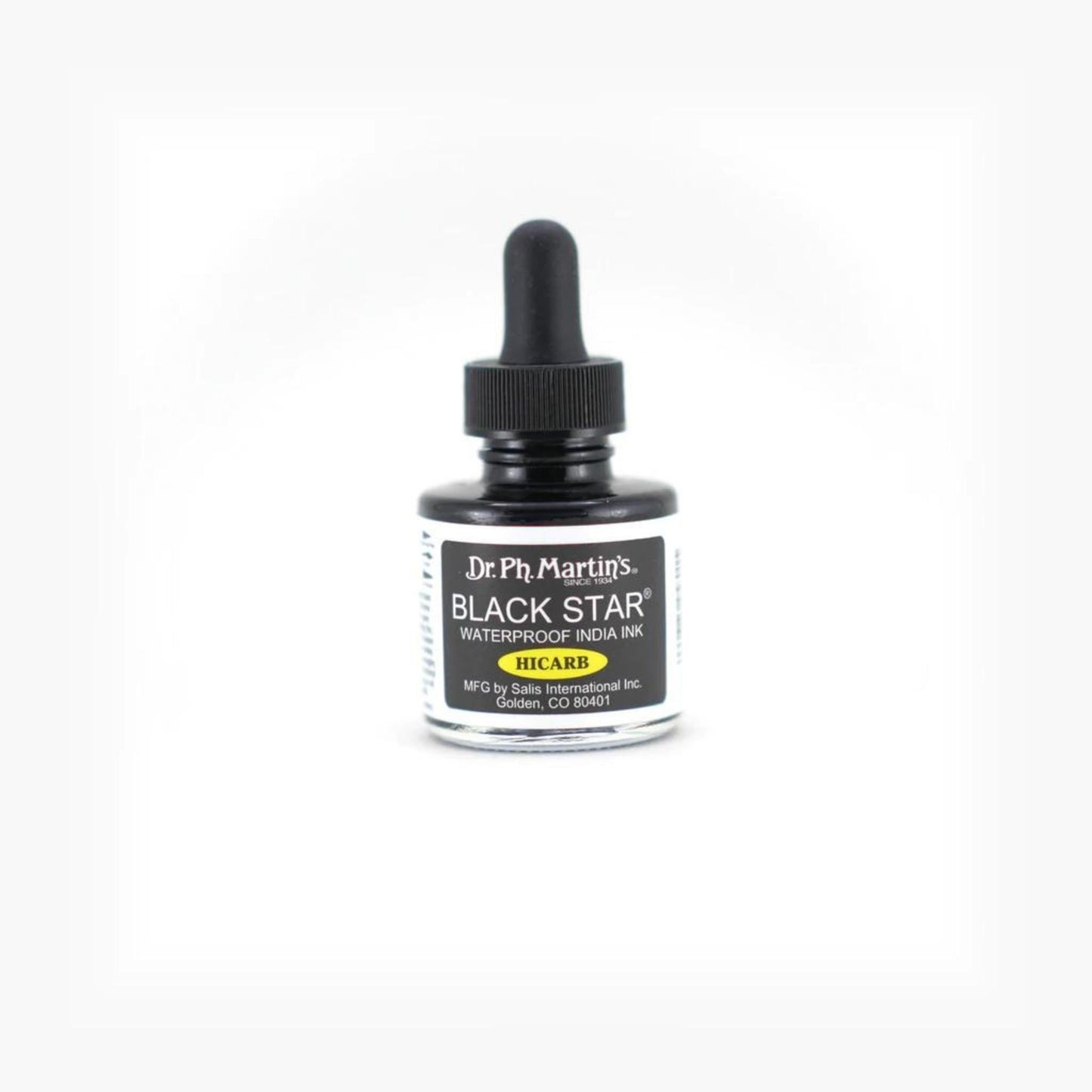 Dr.Ph.Martins - schwarze Zeichentusche - Black Star HiCarb - 30ml