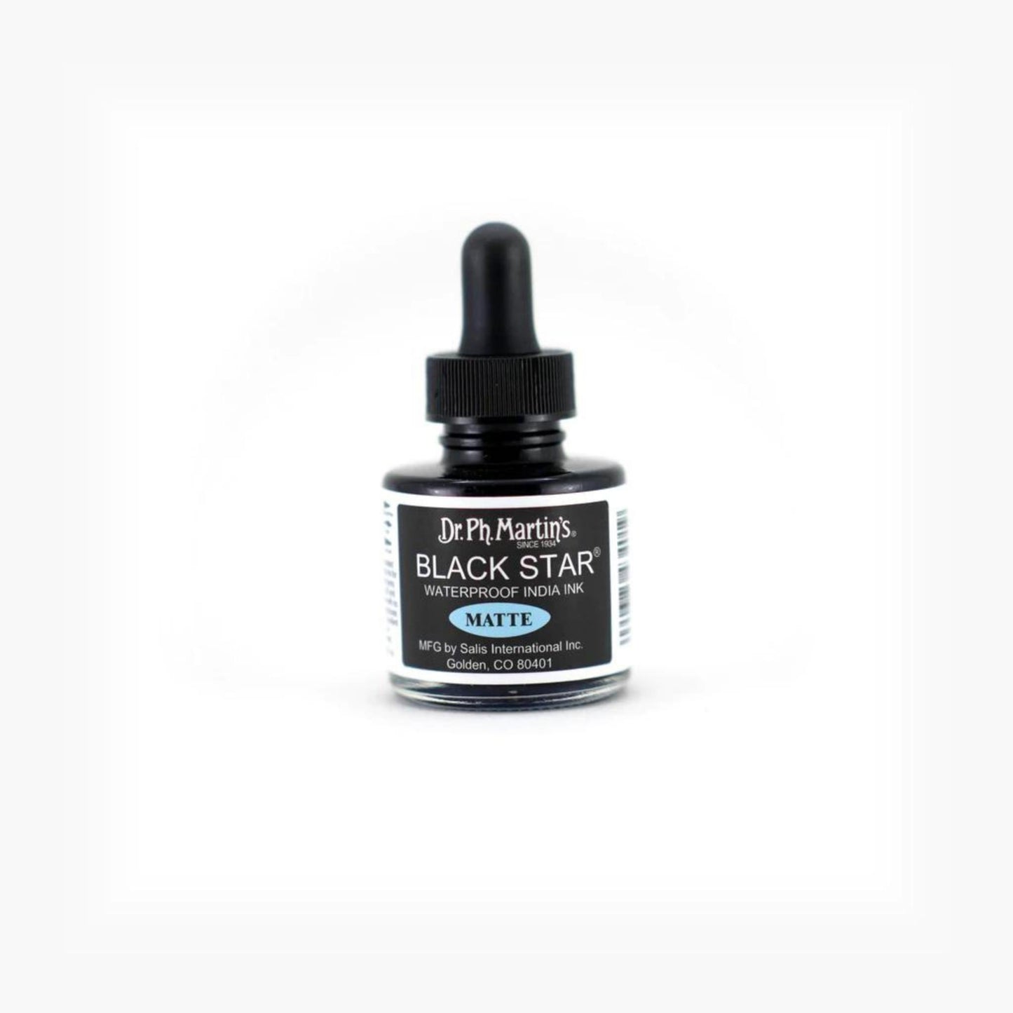 Dr.Ph.Martins - schwarze Zeichentusche - Black Star Matte - 30ml