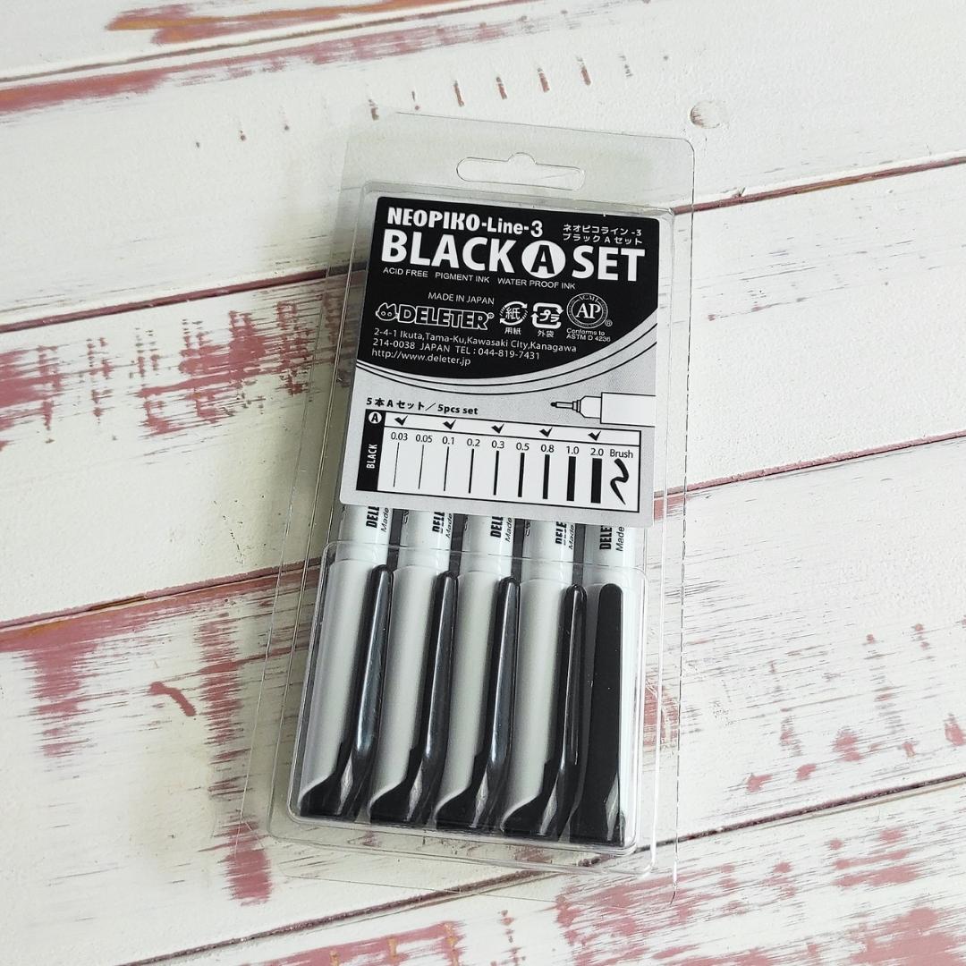 Neopiko Line-3 Fineliner Set