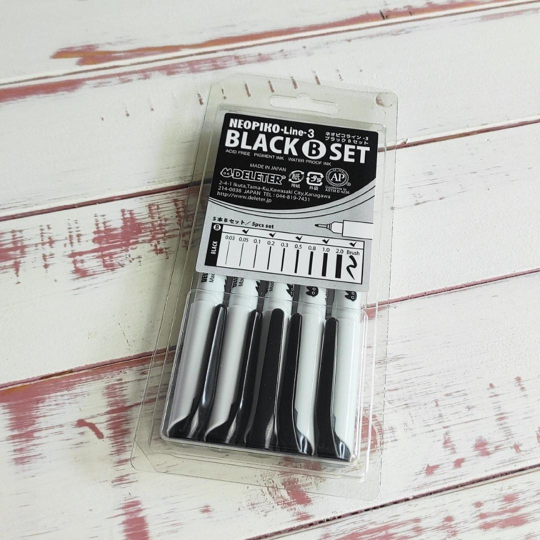 Neopiko Line-3 Fineliner Set