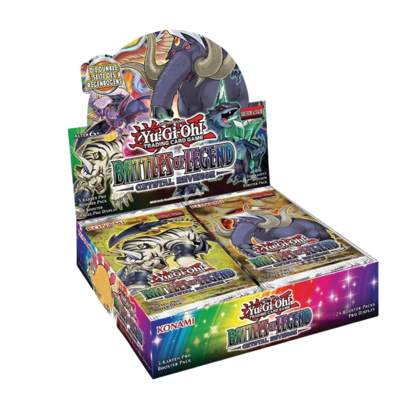 Yu-Gi-Oh! Battles of Legend Crystal Revenge Booster Display (24) Deutsche Version Trading Cards 1. Auflage