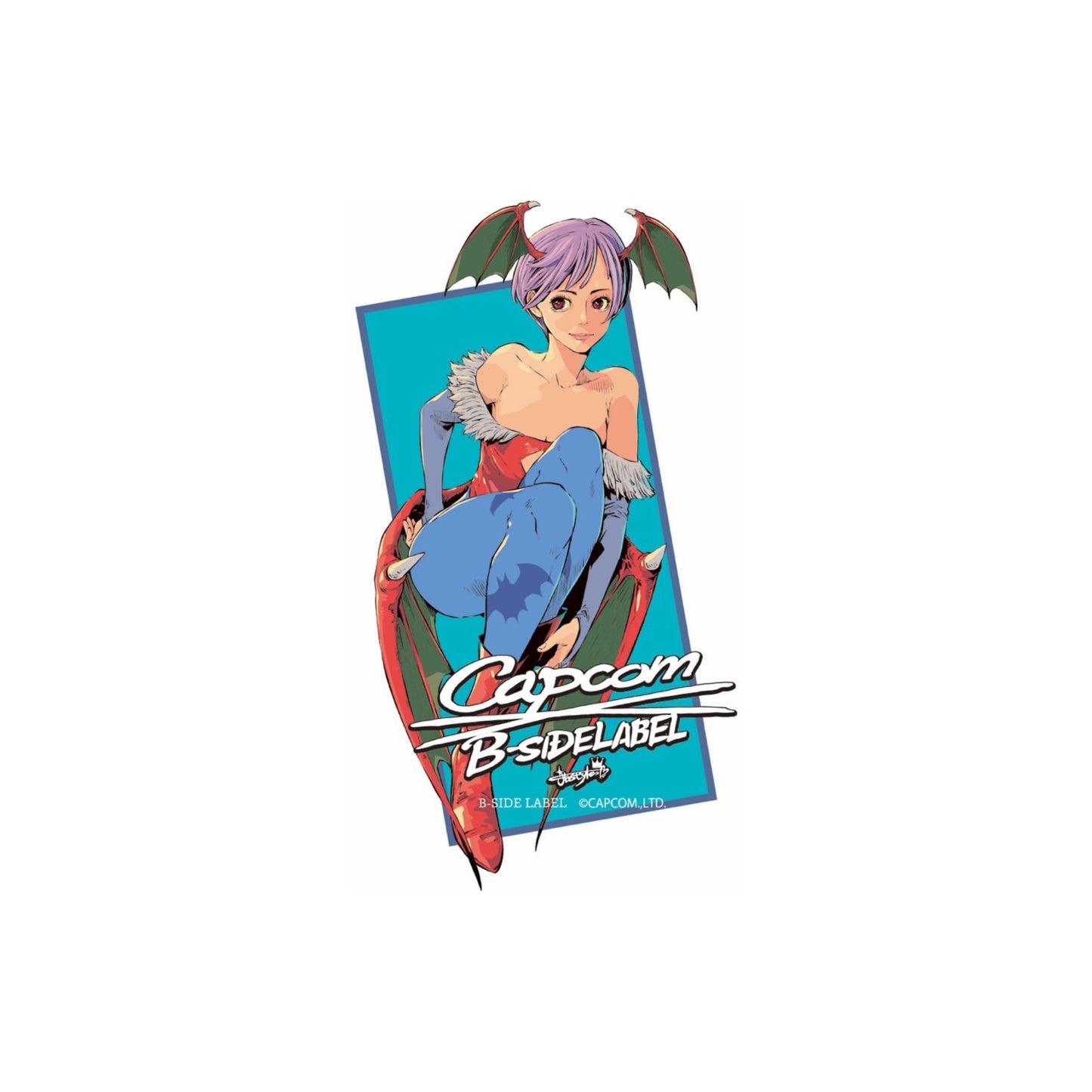 STICKER: CAPCOM x B-SIDE LABEL - Vampire Savior Lilith - Darkstalkers