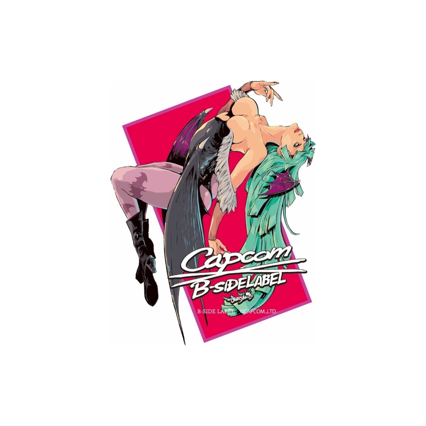 STICKER: CAPCOM x B-SIDE LABEL - Vampire Savior Morrigan - Darkstalkers