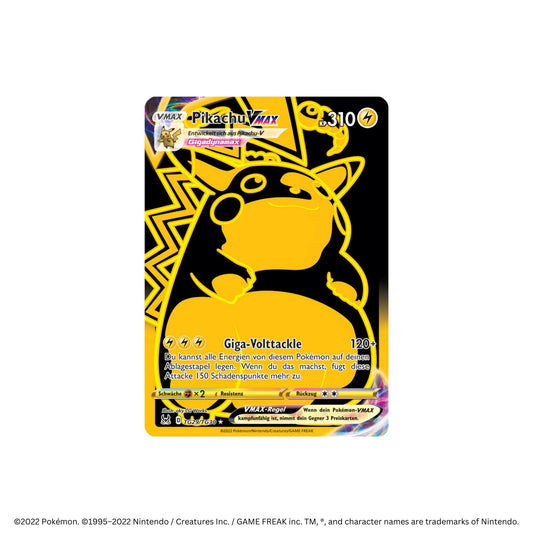 Pokémon S&S Verlorener Ursprung deutsche Einzelkarte: TG29 / TG30 Pikachu VMAX HOLO