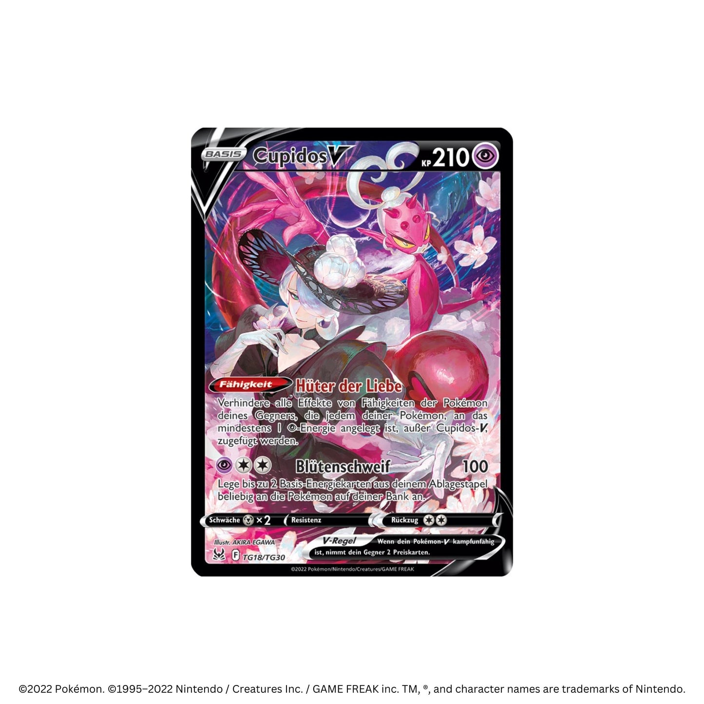 Pokémon S&S Verlorener Ursprung Einzelkarte: DE TG18 / TG30 Cupidos V