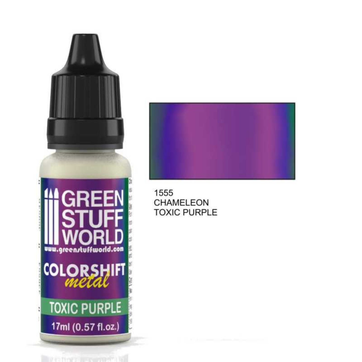 Chameleon-Metallfarben 17ml Einzelflasche: TOXIC PURPLE 1555