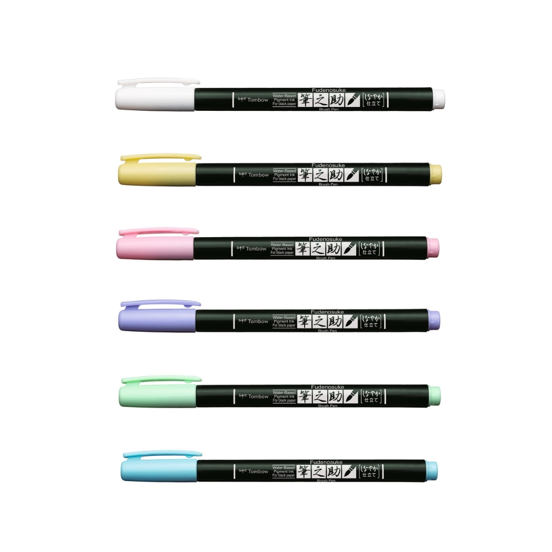 Tombow - Fudenosuke Brush Pen PASTEL