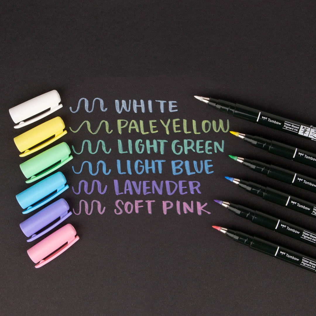 Tombow - Fudenosuke Brush Pen PASTEL