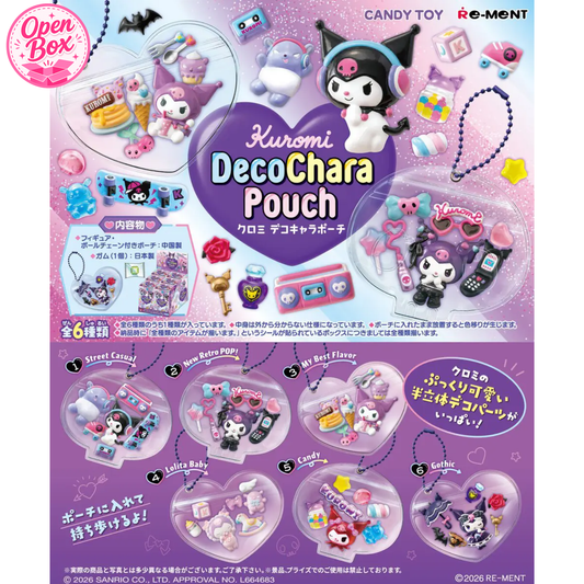 Kuromi Deco・Chara・Pouch – Re-Ment Sanrio Sammelanhänger