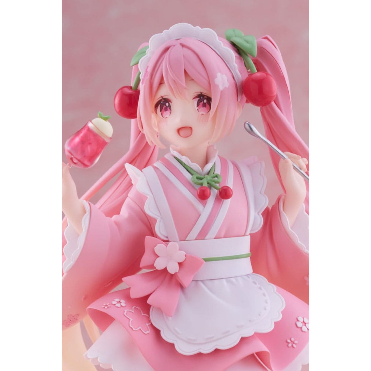 Hatsune Miku PVC Statue Newley Written Sakura Miku Japanese Cafe Ver. | Taito 18 cm