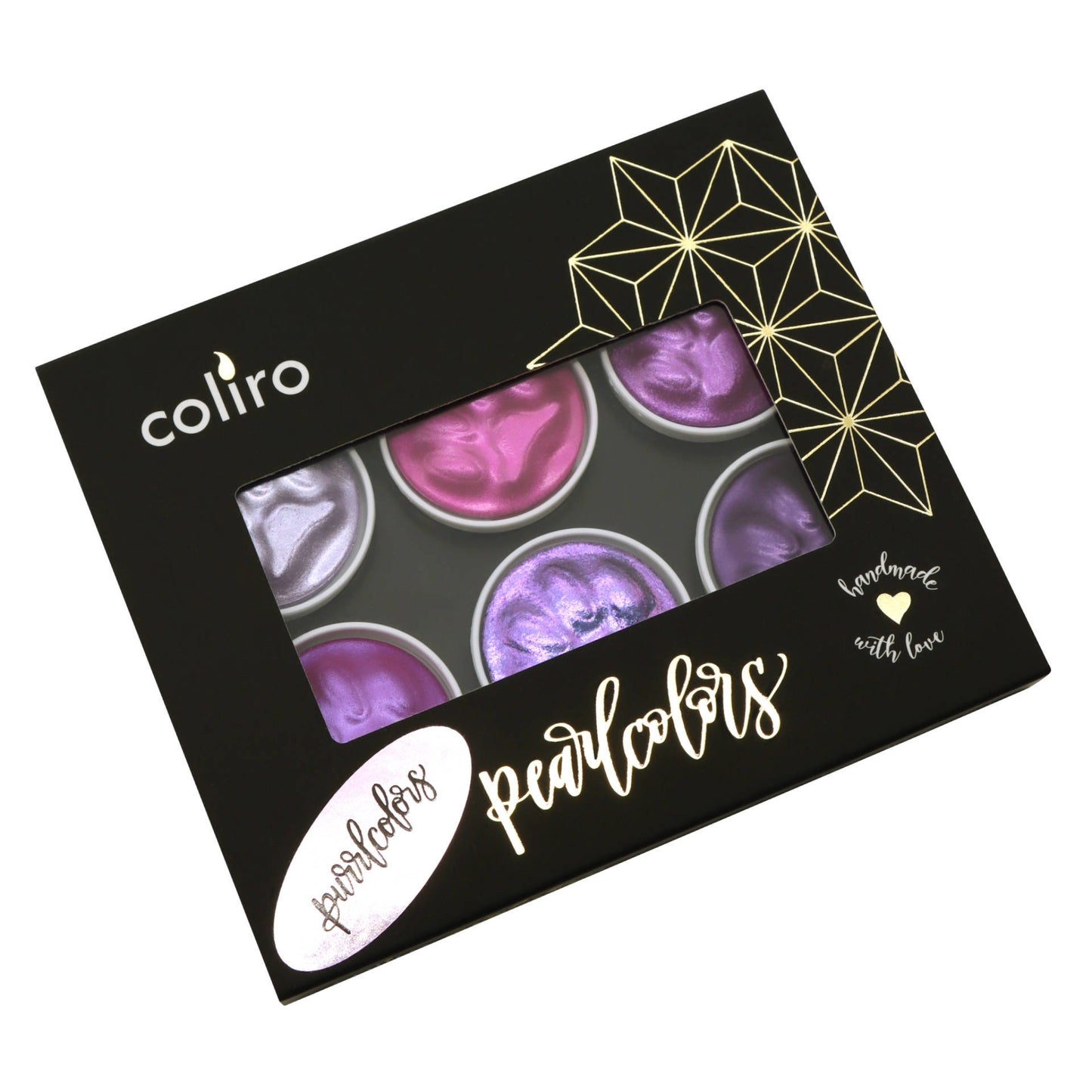 Coliro Pearlcolors 6er Set im Blechetui: Purrlcolors