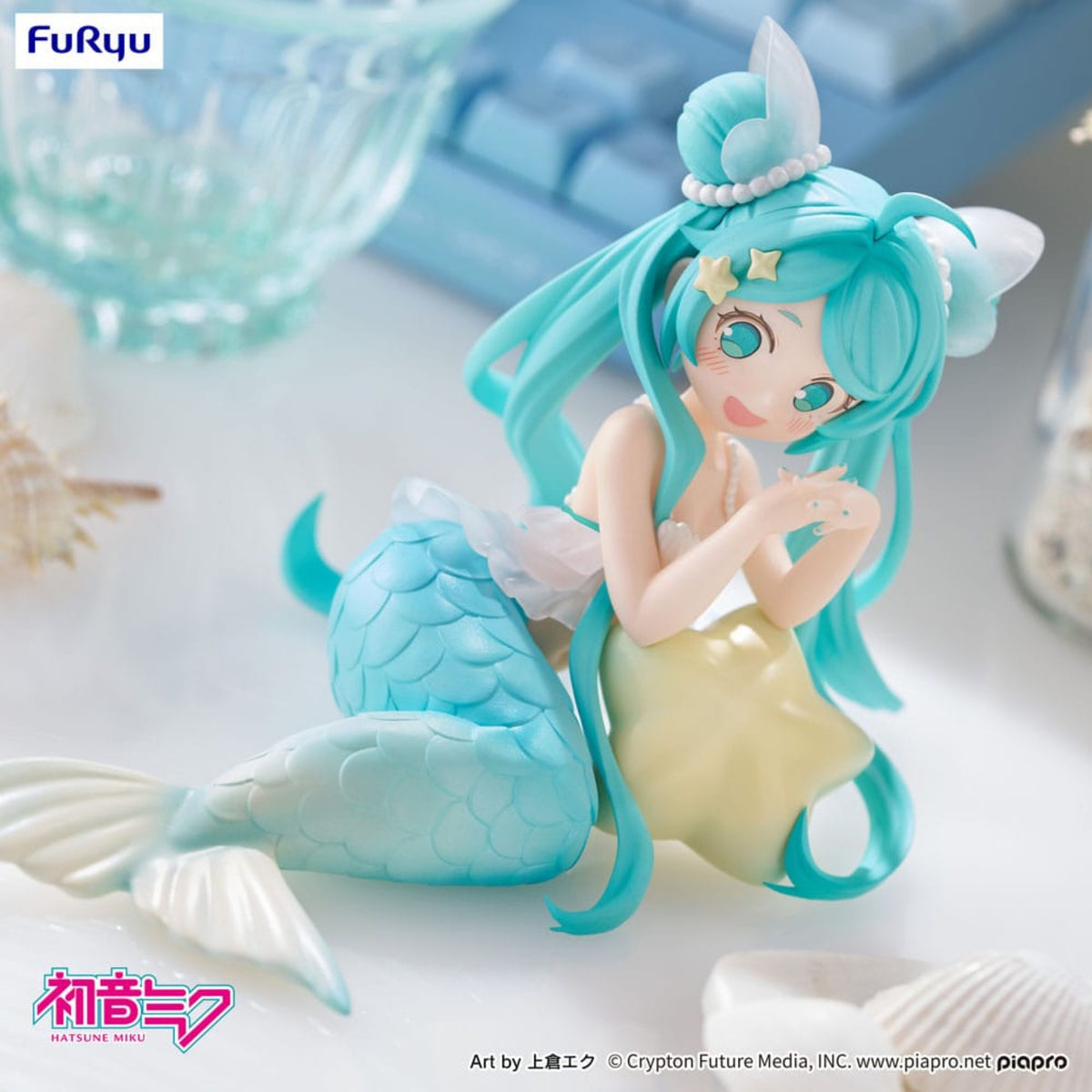 Hatsune Miku Desktop Fairy – Mermaid Princess Ver. PVC Figur – FuRyu