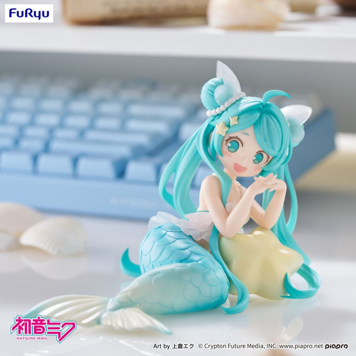Hatsune Miku Desktop Fairy – Mermaid Princess Ver. PVC Figur – FuRyu