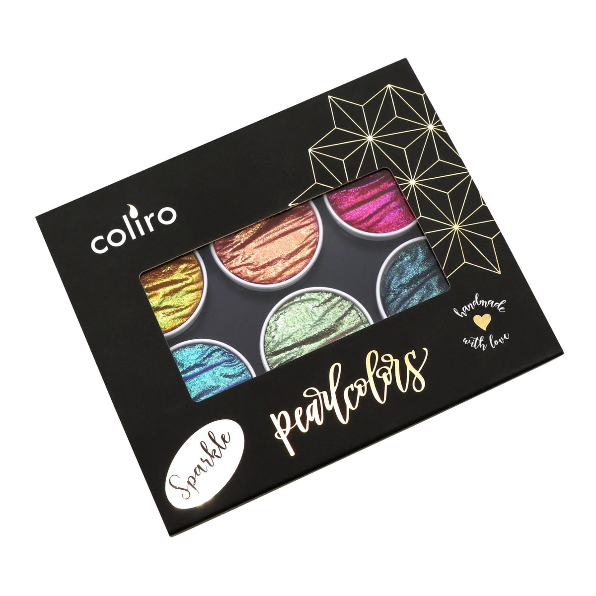 Coliro Pearlcolors 6er Set im Blechetui: Sparkle lim. Edition