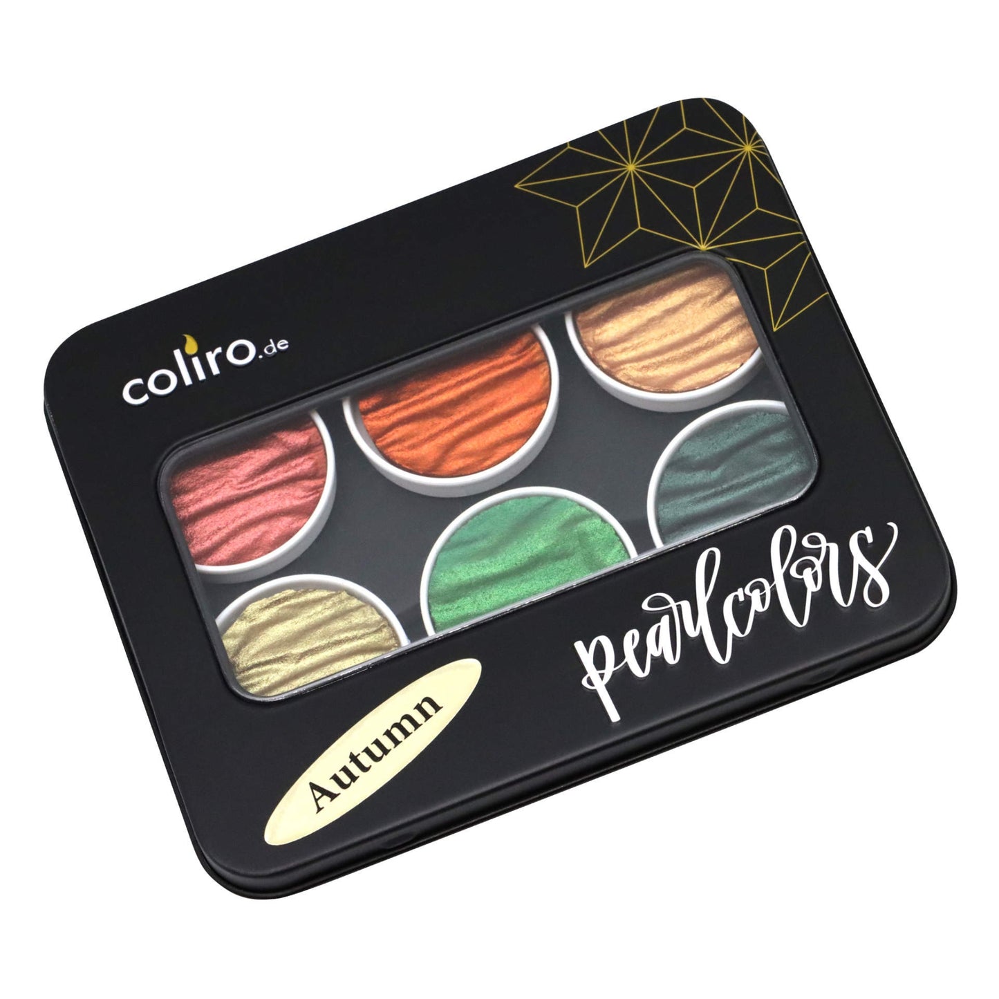 Coliro Pearlcolors 6er Set im Blechetui: Autumn
