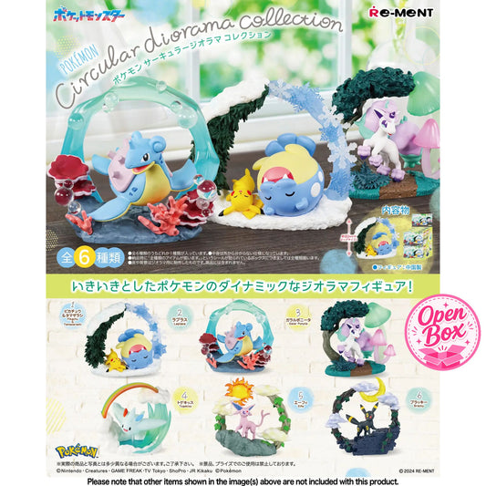 Pokémon Circular Diorama Collection – Re-Ment Diorama Sammelfiguren