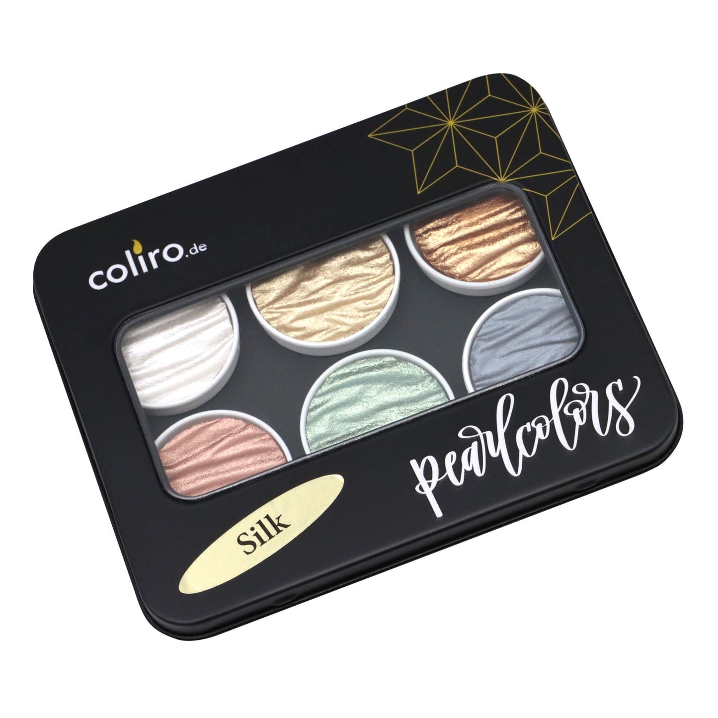 Coliro Pearlcolors 6er Set im Blechetui: Silk